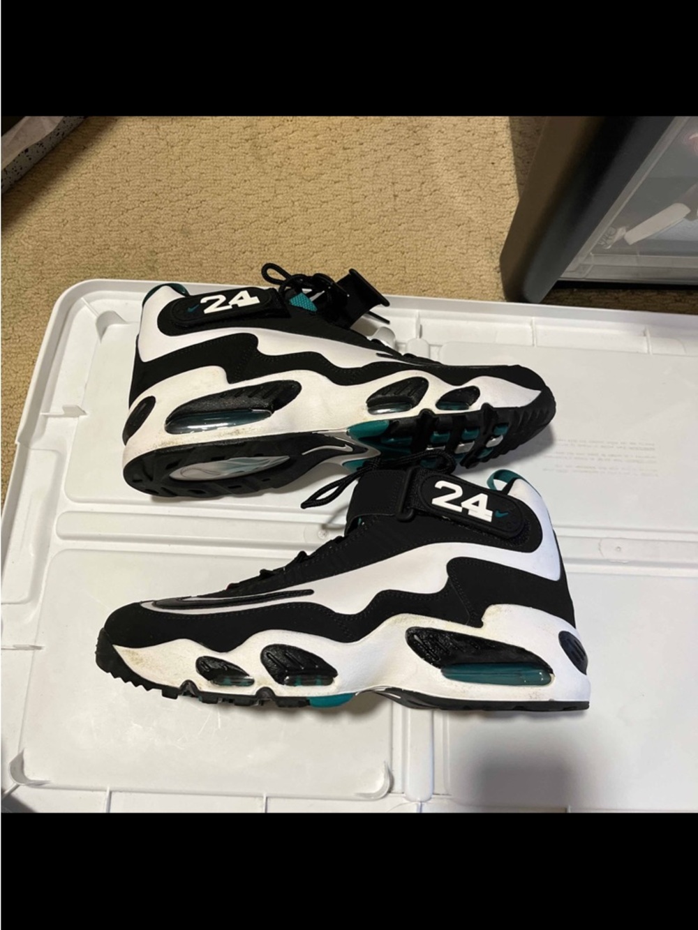 Nike Air Griffey Max 1 2021 White Freshwater Sz 10.5 Casual Sneaker DD8558-100